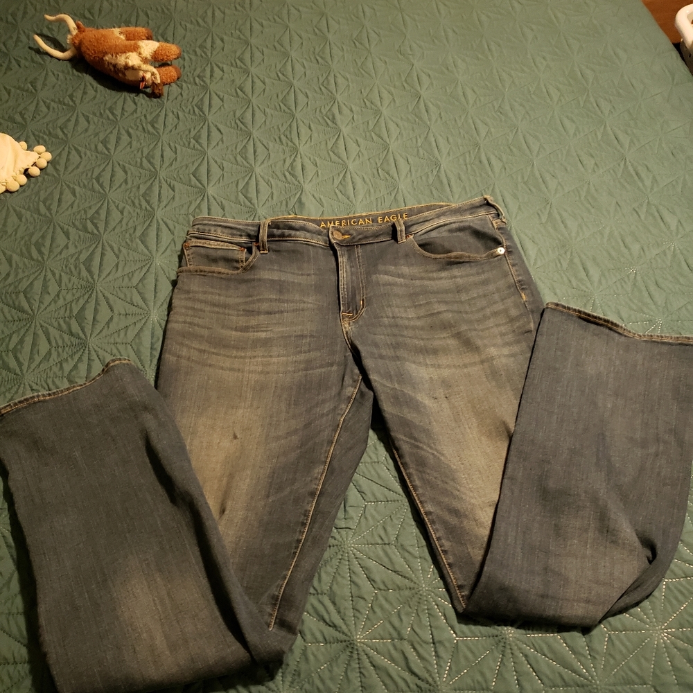 American Eagle mens 38X36 boot cut flex jeans